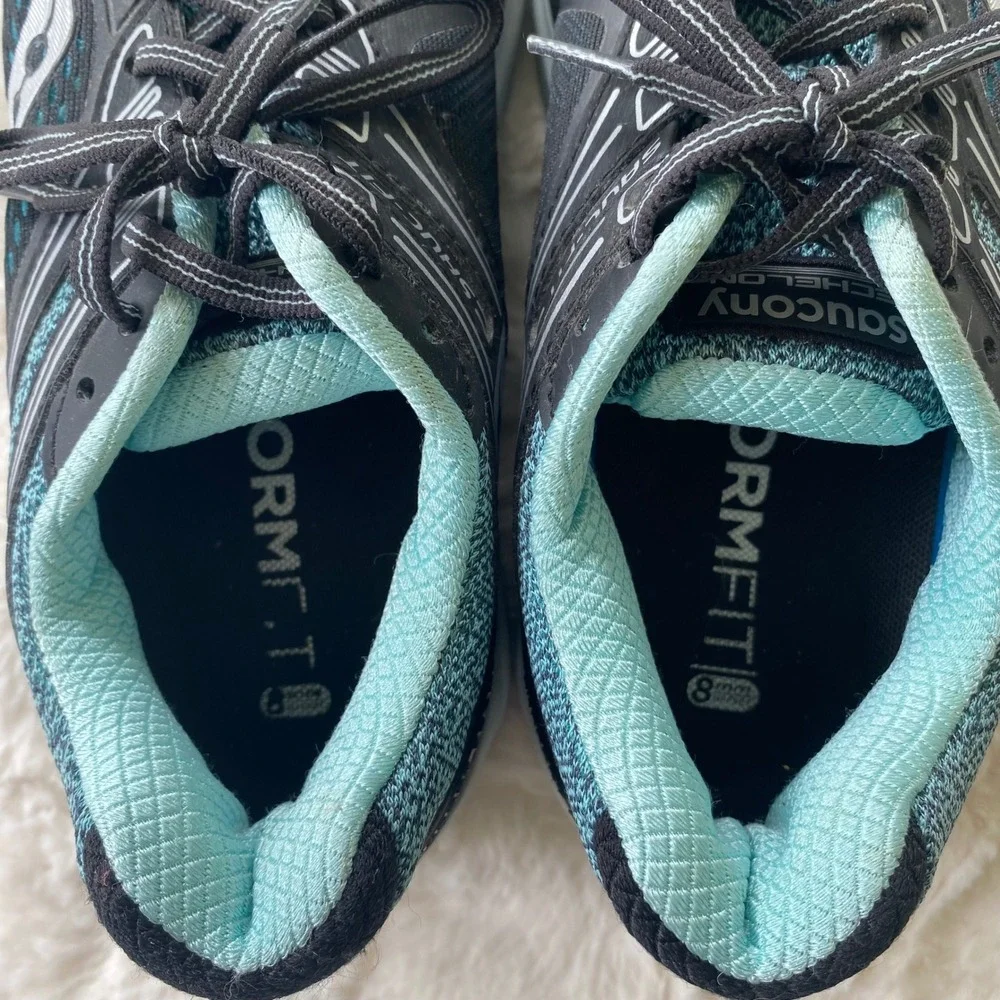 Saucony Echelon 7 Running Shoes Womens 8 Blue EVERUN Sauc-Fit Sneaker Athletic